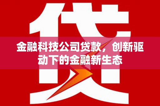 六横金融科技公司贷款，创新驱动下的金融新生态