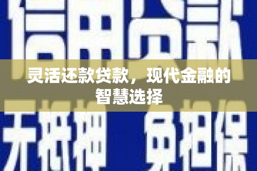 六横灵活还款贷款，现代金融的智慧选择