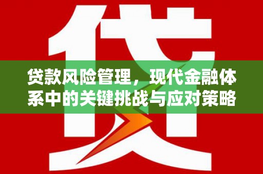 六横贷款风险管理，现代金融体系中的关键挑战与应对策略