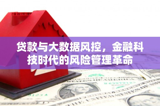 六横贷款与大数据风控，金融科技时代的风险管理革命