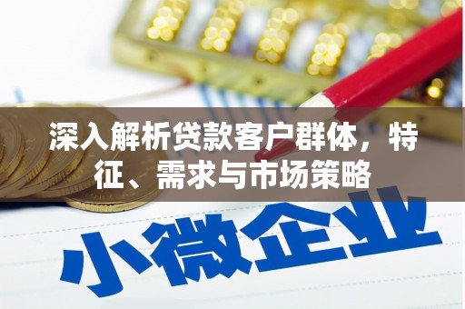 六横深入解析贷款客户群体，特征、需求与市场策略