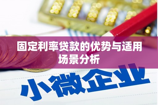 六横固定利率贷款的优势与适用场景分析