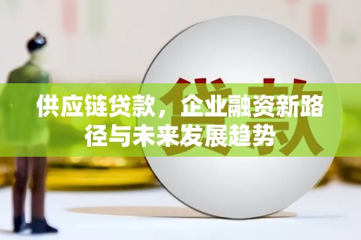 六横供应链贷款，企业融资新路径与未来发展趋势