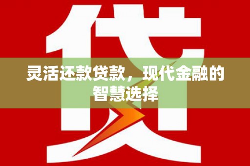 六横灵活还款贷款，现代金融的智慧选择