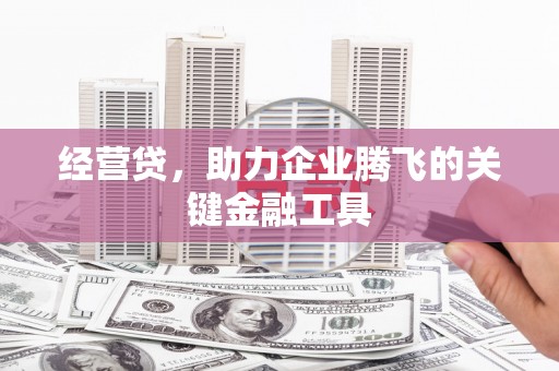六横经营贷，助力企业腾飞的关键金融工具