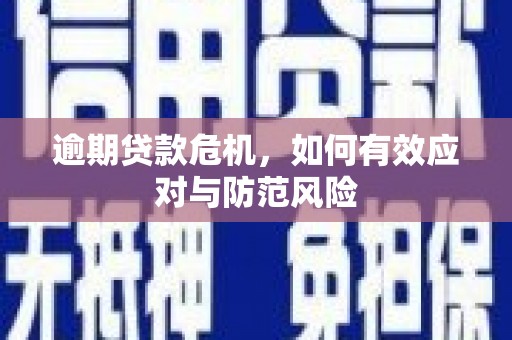 六横逾期贷款危机，如何有效应对与防范风险