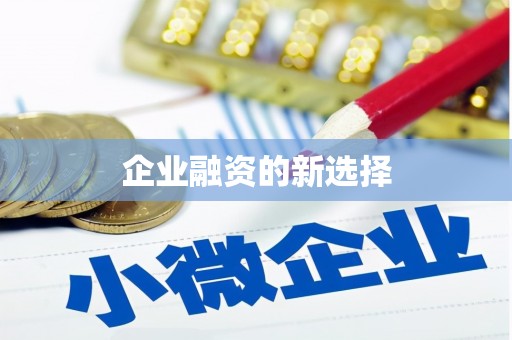 六横企业融资的新选择