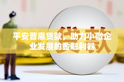六横平安普惠贷款，助力小微企业发展的金融利器