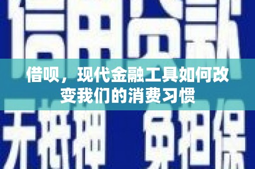 六横借呗，现代金融工具如何改变我们的消费习惯