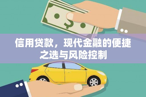 六横信用贷款，现代金融的便捷之选与风险控制