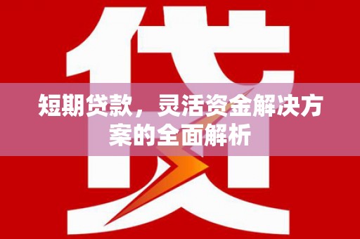 六横短期贷款，灵活资金解决方案的全面解析