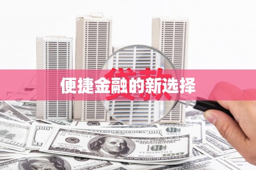 六横便捷金融的新选择