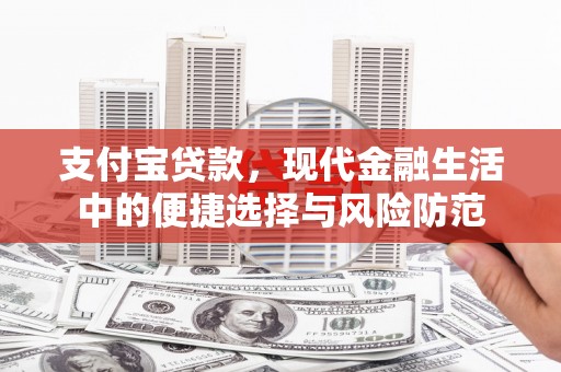 六横支付宝贷款，现代金融生活中的便捷选择与风险防范