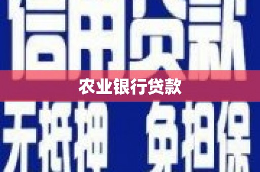 六横农业银行贷款