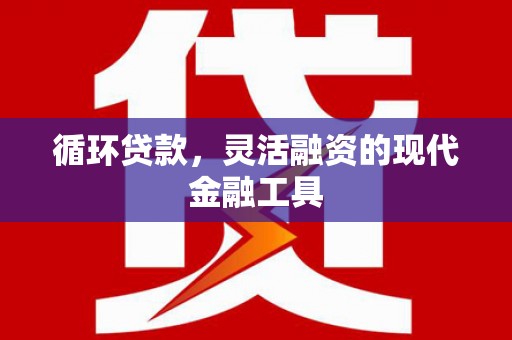 六横循环贷款，灵活融资的现代金融工具
