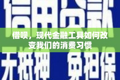 六横借呗，现代金融工具如何改变我们的消费习惯