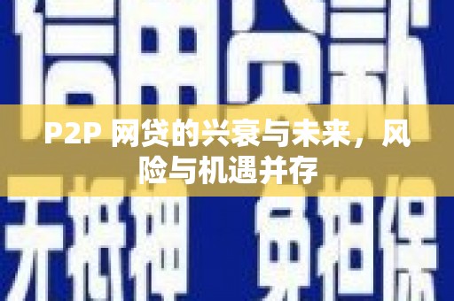 六横P2P 网贷的兴衰与未来，风险与机遇并存
