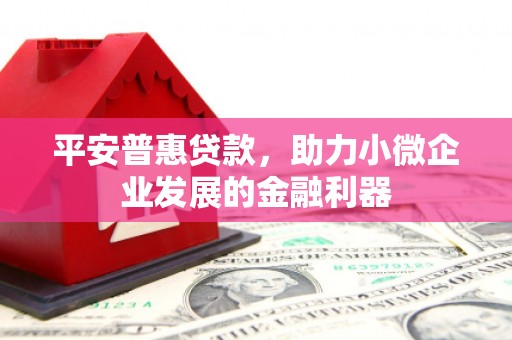 六横平安普惠贷款，助力小微企业发展的金融利器