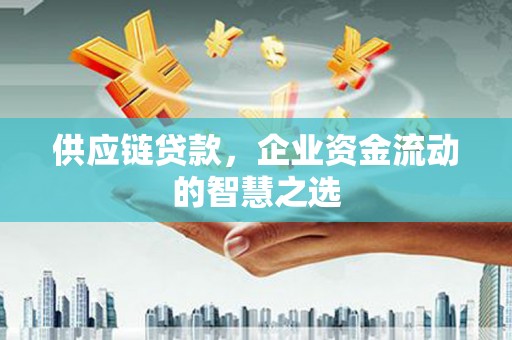 六横供应链贷款，企业资金流动的智慧之选