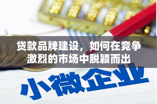 六横贷款品牌建设，如何在竞争激烈的市场中脱颖而出