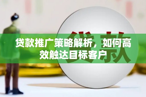 六横贷款推广策略解析，如何高效触达目标客户