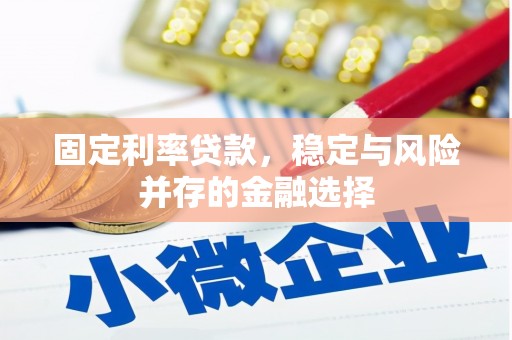六横固定利率贷款，稳定与风险并存的金融选择