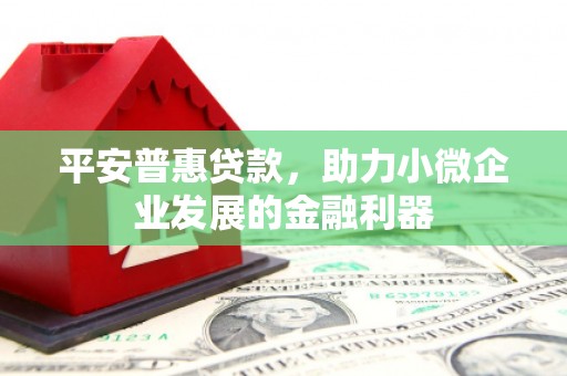 六横平安普惠贷款，助力小微企业发展的金融利器