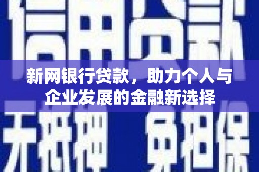 六横新网银行贷款，助力个人与企业发展的金融新选择