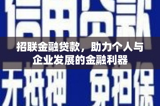 六横招联金融贷款，助力个人与企业发展的金融利器