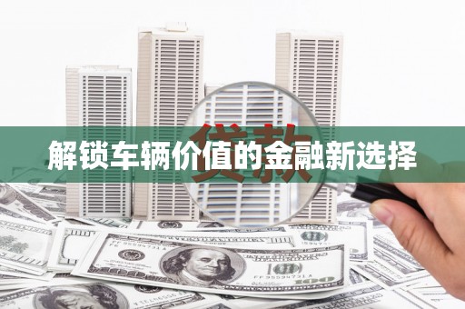 六横解锁车辆价值的金融新选择