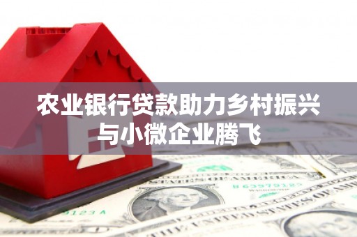 六横农业银行贷款助力乡村振兴与小微企业腾飞