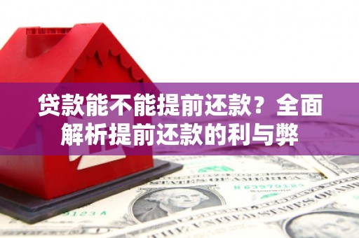 六横贷款能不能提前还款？全面解析提前还款的利与弊