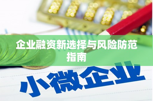 六横企业融资新选择与风险防范指南