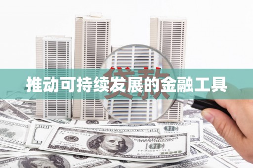 六横推动可持续发展的金融工具