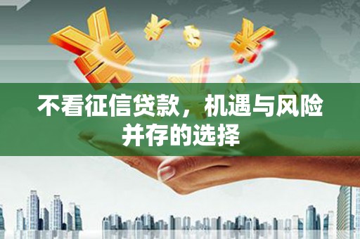 六横不看征信贷款，机遇与风险并存的选择