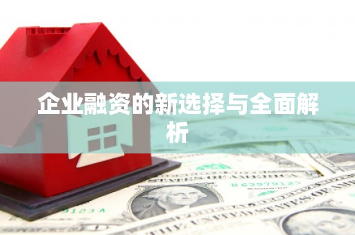六横企业融资的新选择与全面解析