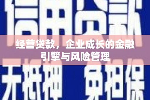六横经营贷款，企业成长的金融引擎与风险管理