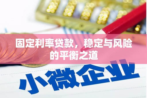 六横固定利率贷款，稳定与风险的平衡之道