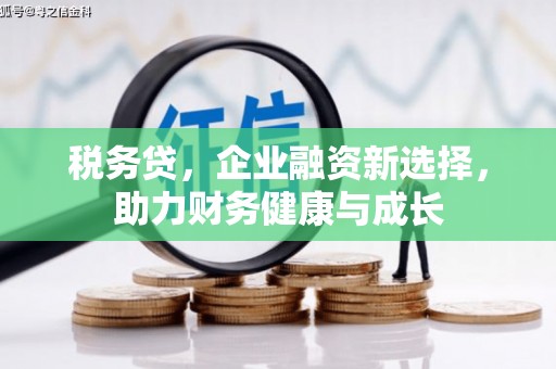 六横税务贷，企业融资新选择，助力财务健康与成长